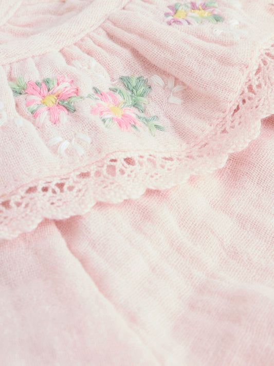 Rose Pink Long Sleeve Baby Top and Leggings 2 Piece Set (0mths-2yrs) image 3