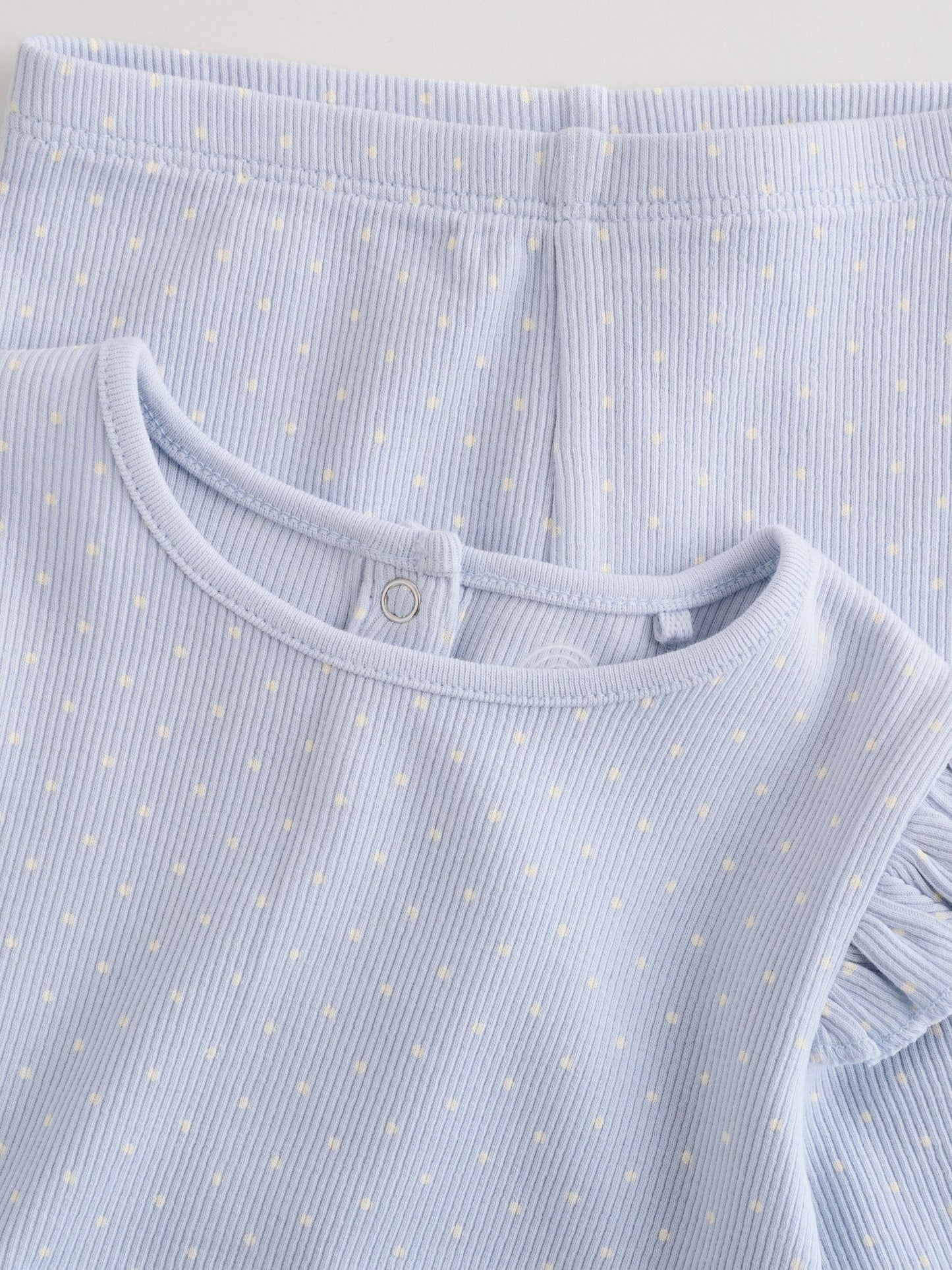 Blue Spot Baby Long Sleeve Frill Top And Leggings Set (0mths-2yrs) image 8