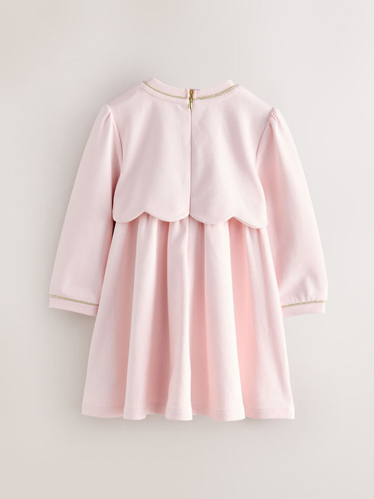 Dsiney Kidz - Baker by Ted Baker Scallop Ponte Dress image 2