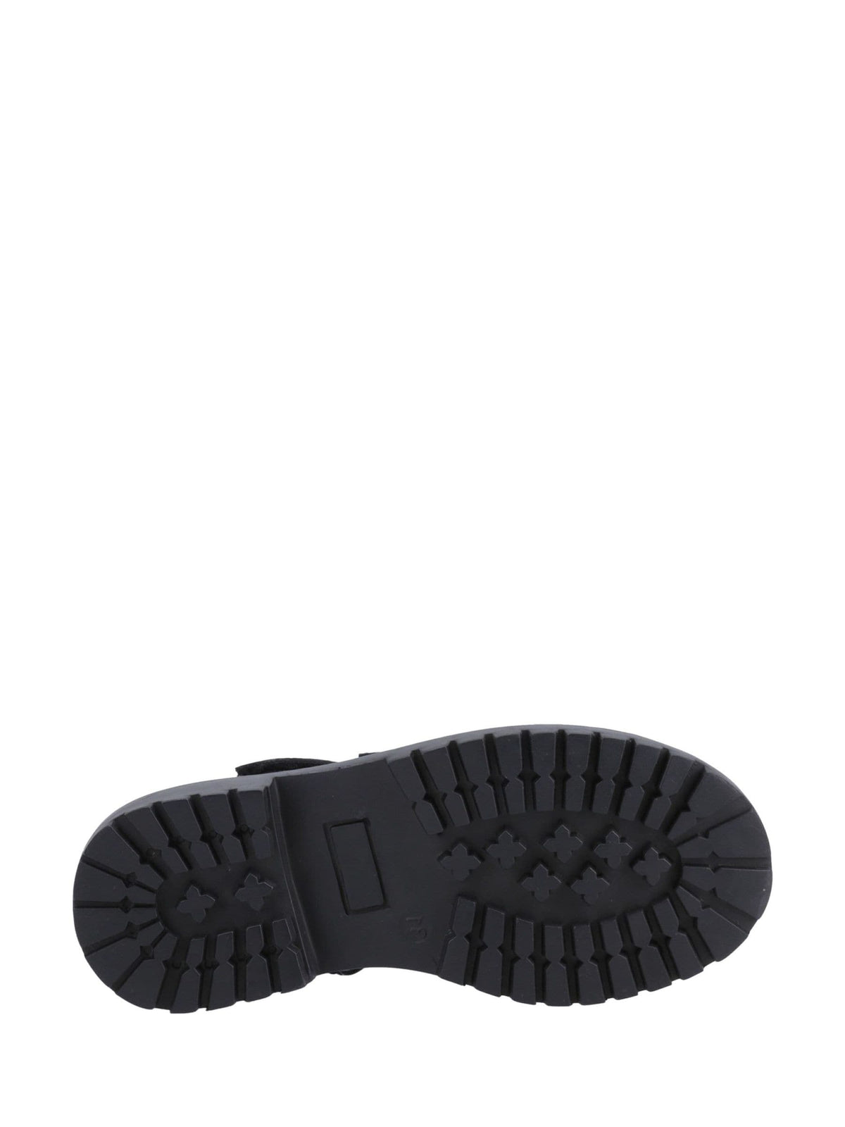 Hush Puppies Black Junior Astrid Bow Patent School Shoes image 5