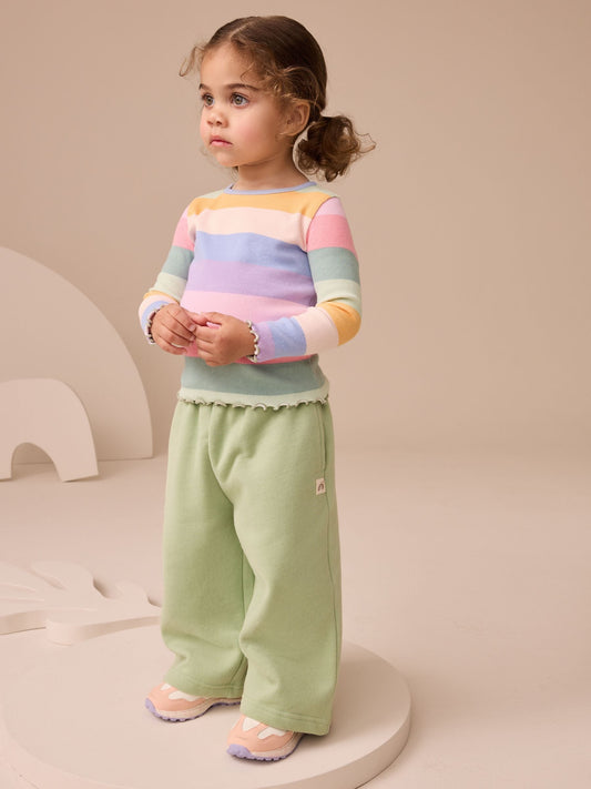 Dsiney Kidz - Rainbow Rib Long Sleeve T-Shirt (3mths-7yrs) image 2