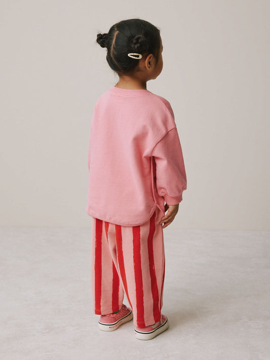 Pink Padded Cherry Long Sleeve Top and Barrel Trousers Set (3mths-7yrs) image 3