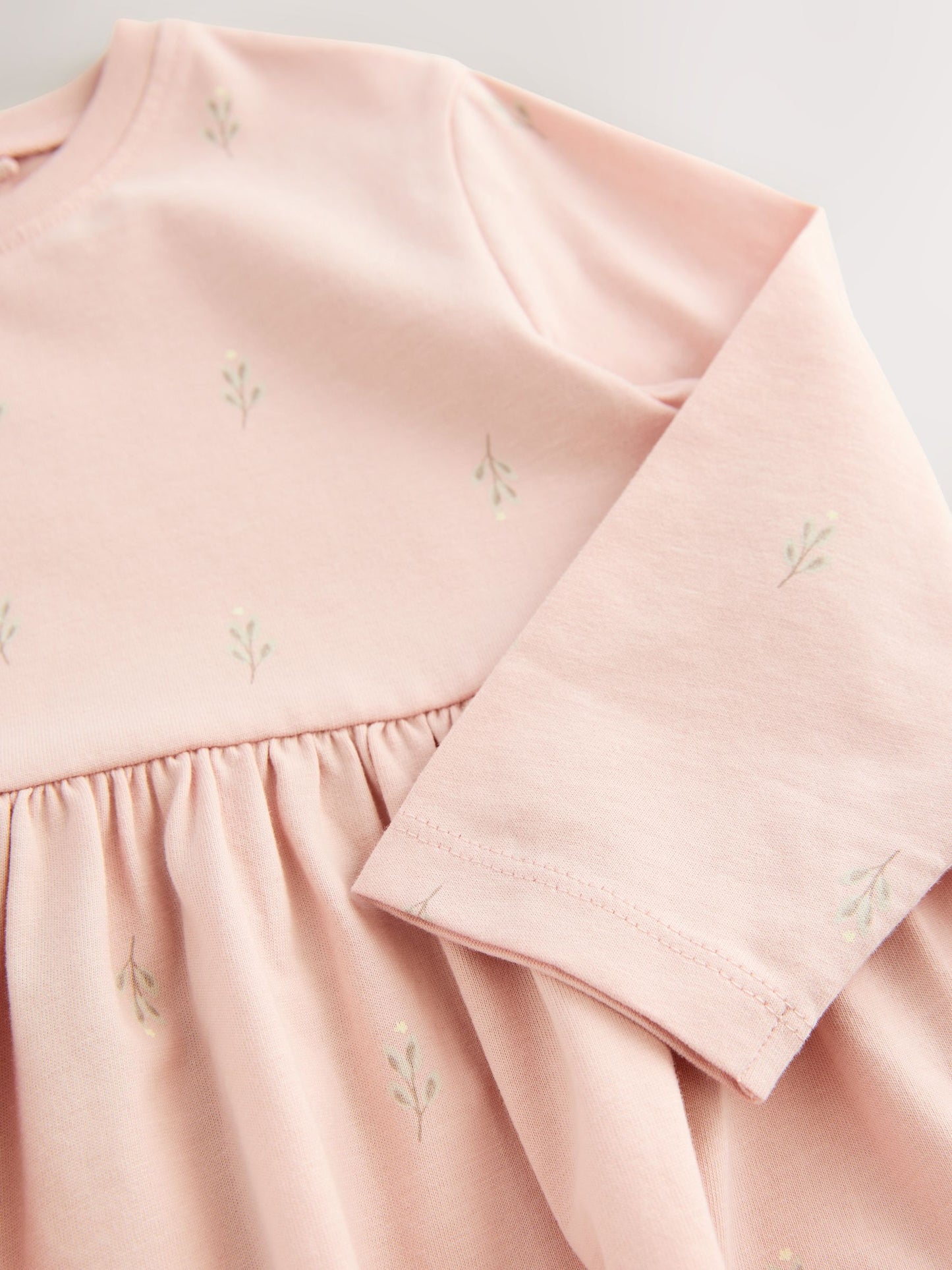 Pink Fairy Long Sleeve Embellished Dress (3mths-7yrs)