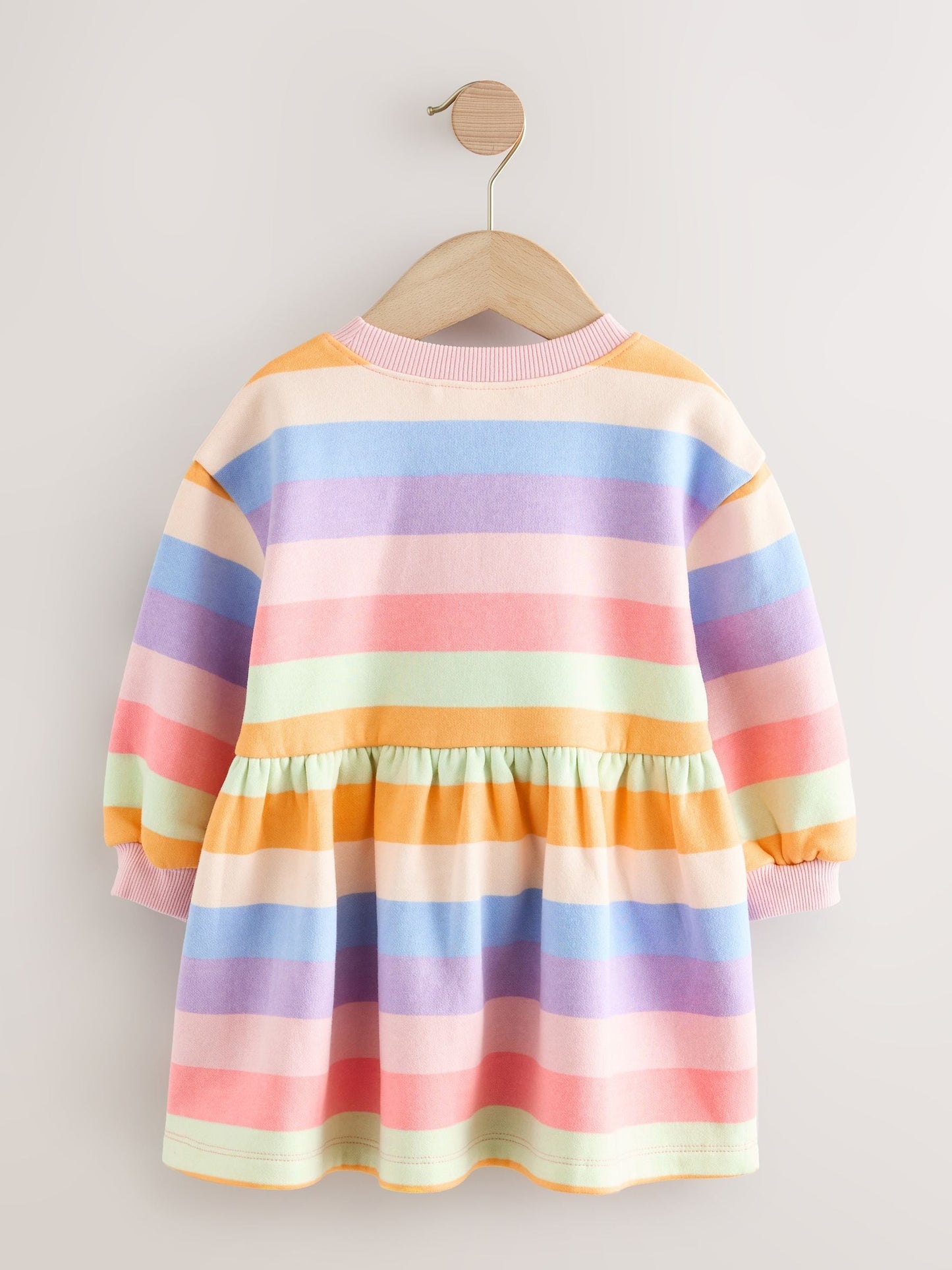 Rainbow Striped Sweat Dress (3mths-7yrs)