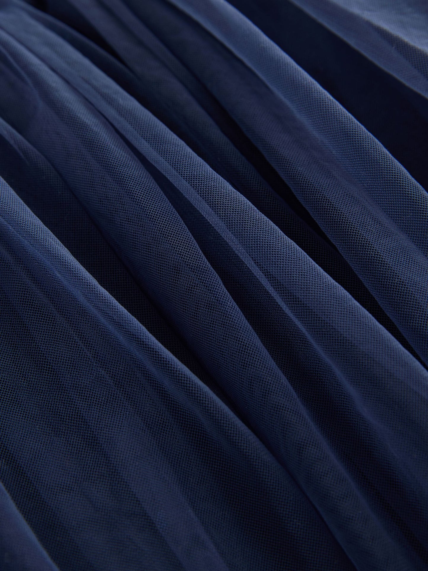 Navy Floral Long Sleeve Mesh Party Dress (3mths-7yrs)