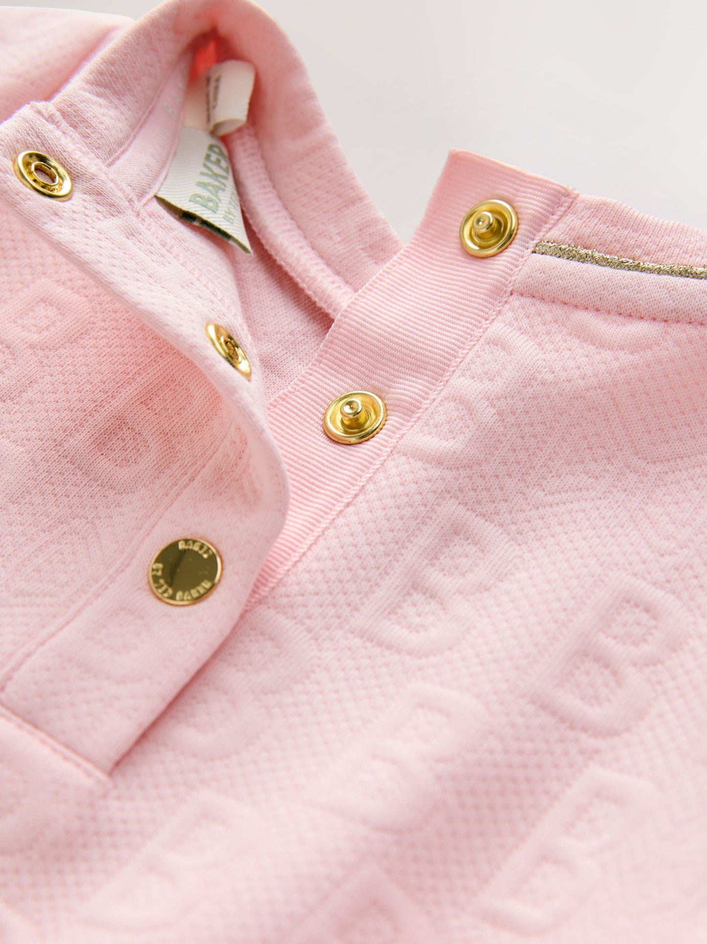 Baker by Ted Baker Jacquard Embossed Mesh Hem Dress