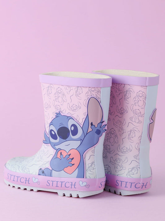 Vanilla Underground Pink Girls Disney Lilo & Stitch Wellies image 2