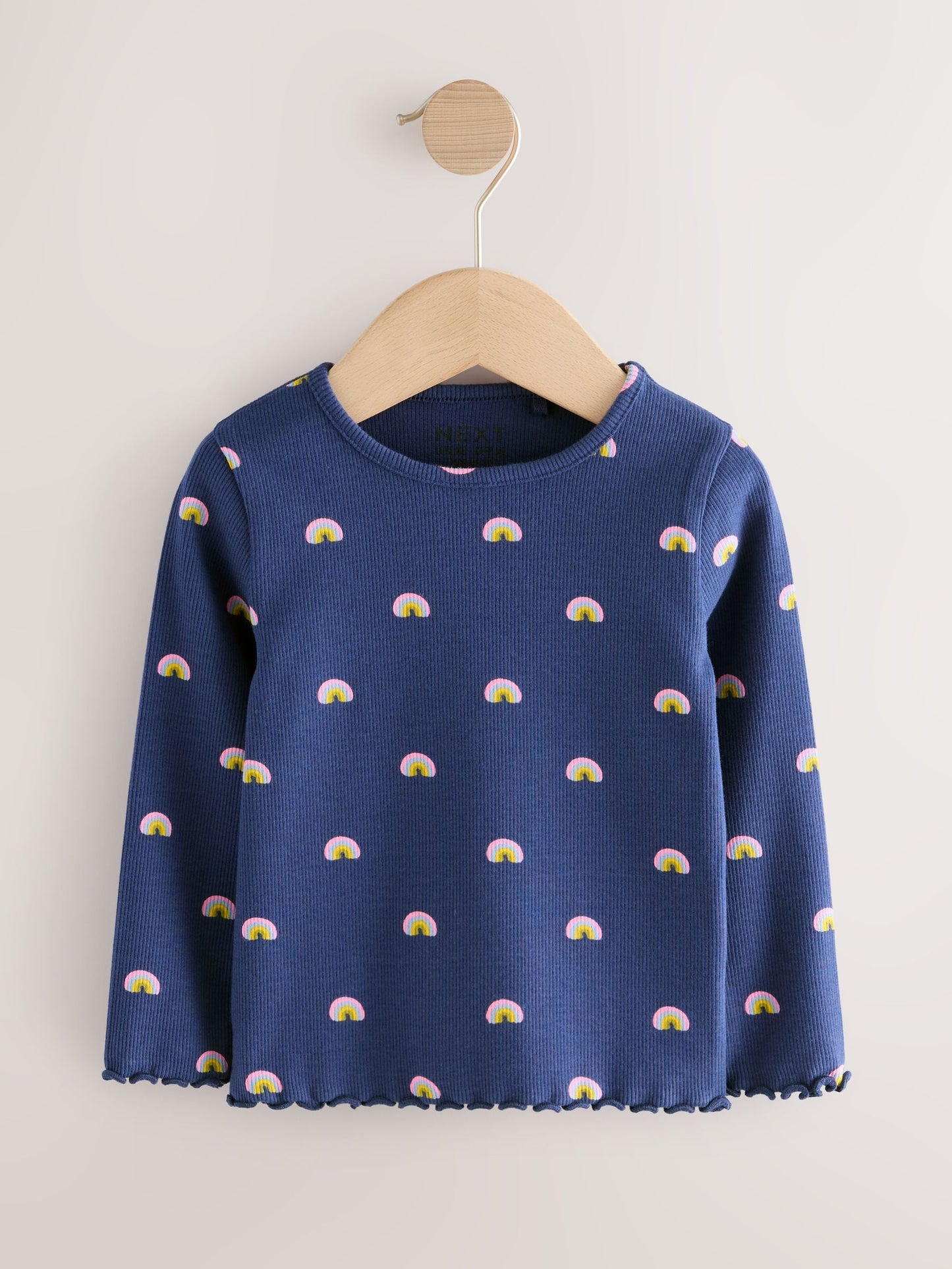 Dsiney Kidz - Rainbow Spot Long Sleeve Rib Tops 5 Pack (3mths-7yrs) image 10
