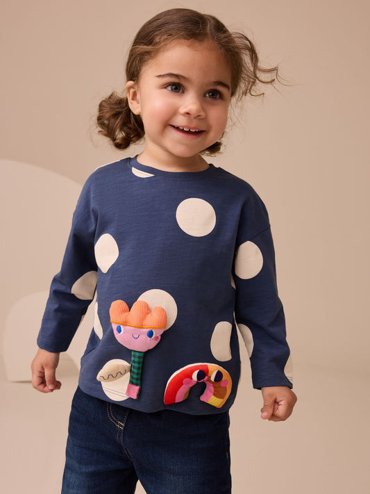 Rainbow Long Sleeve Tops 4 Pack (3mths-7yrs) image 2
