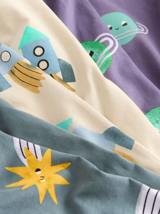 Multi Oversized Pyjamas 3 Pack (9mths-8yrs) image 3