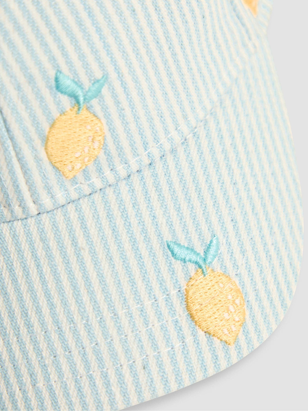 JoJo Maman Bébé Blue Embroidered Cap image 4