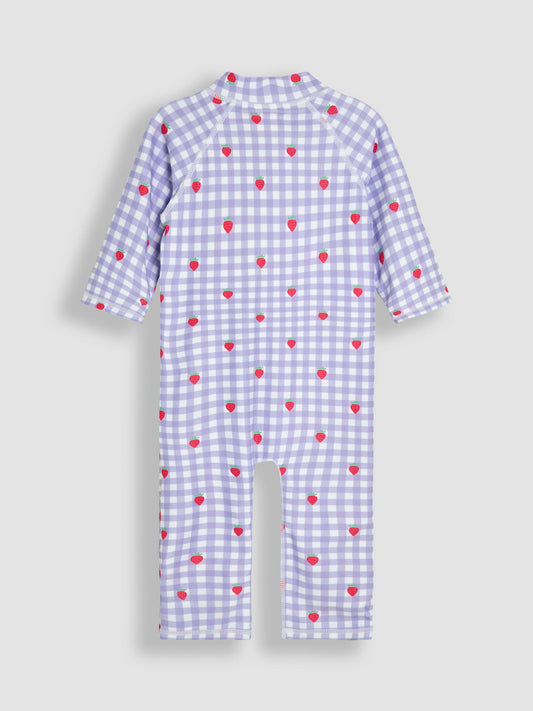 Dsiney Kidz - JoJo Maman Bébé Gingham Sun Protection Suit image 2