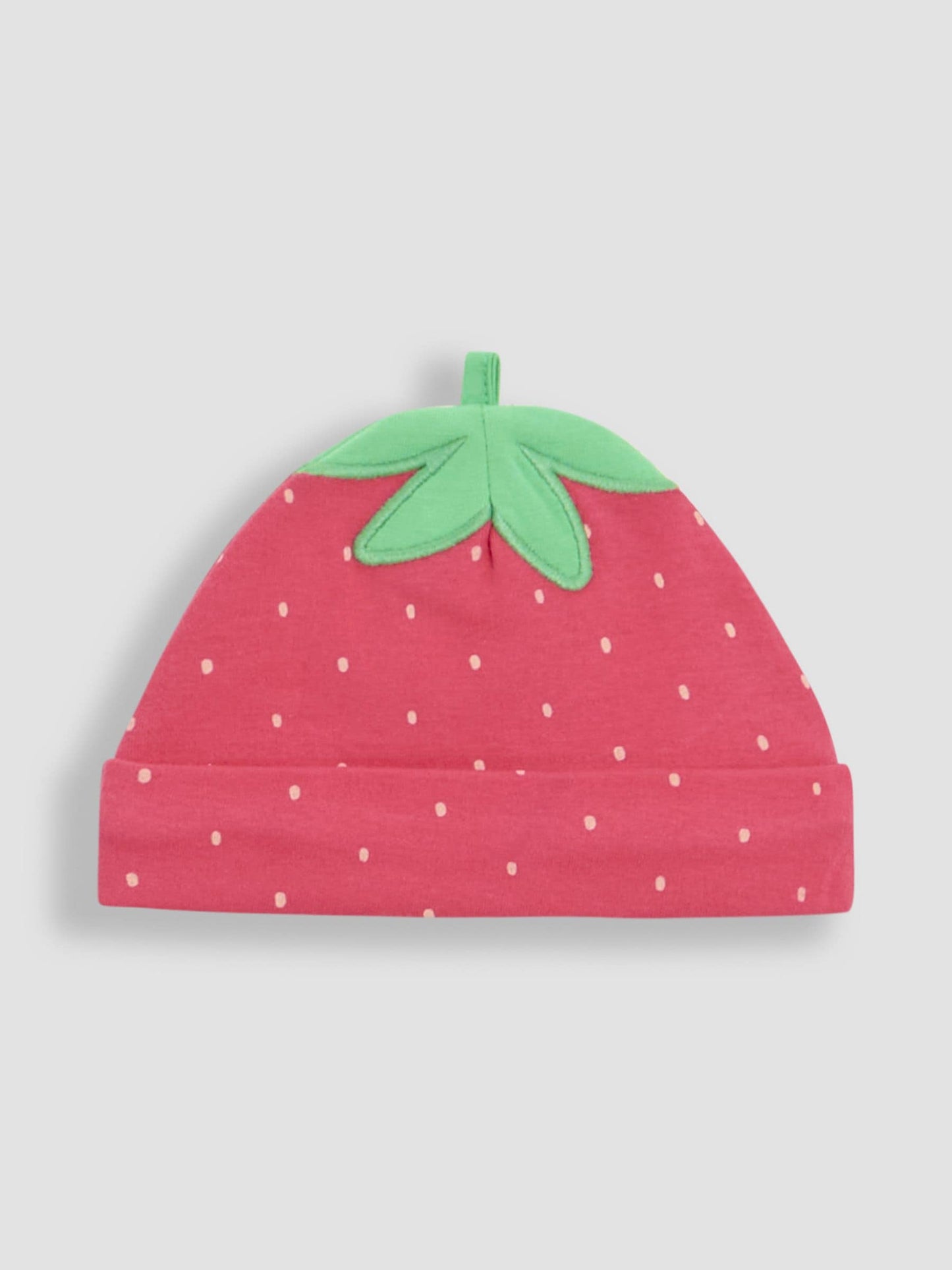 JoJo Maman Bébé White 2-Pack Strawberry Sleepsuit & Hat Set image 4