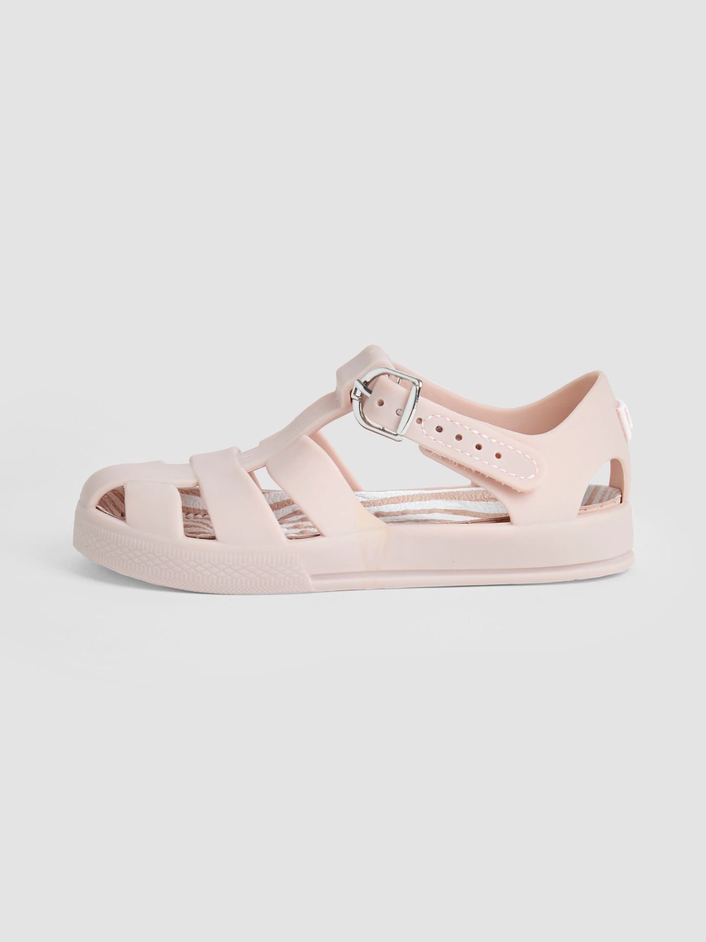 JoJo Maman Bébé Neutral Beige Jelly Sandals image 4