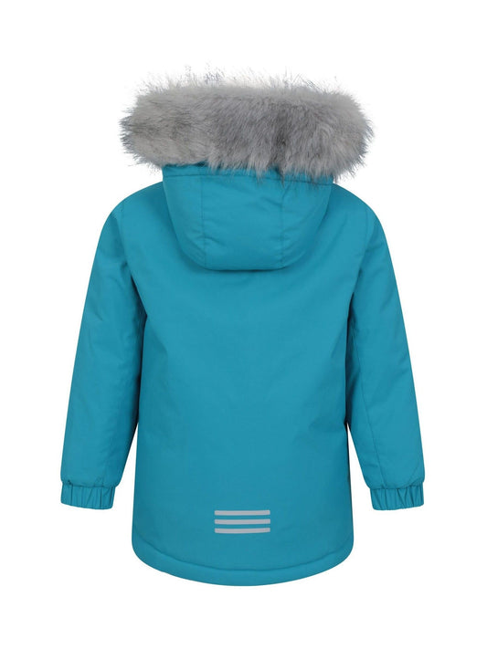 Dsiney Kidz - Mountain Warehouse Green Ground Kids Ranger Plain Water Resistant Jacket image 2