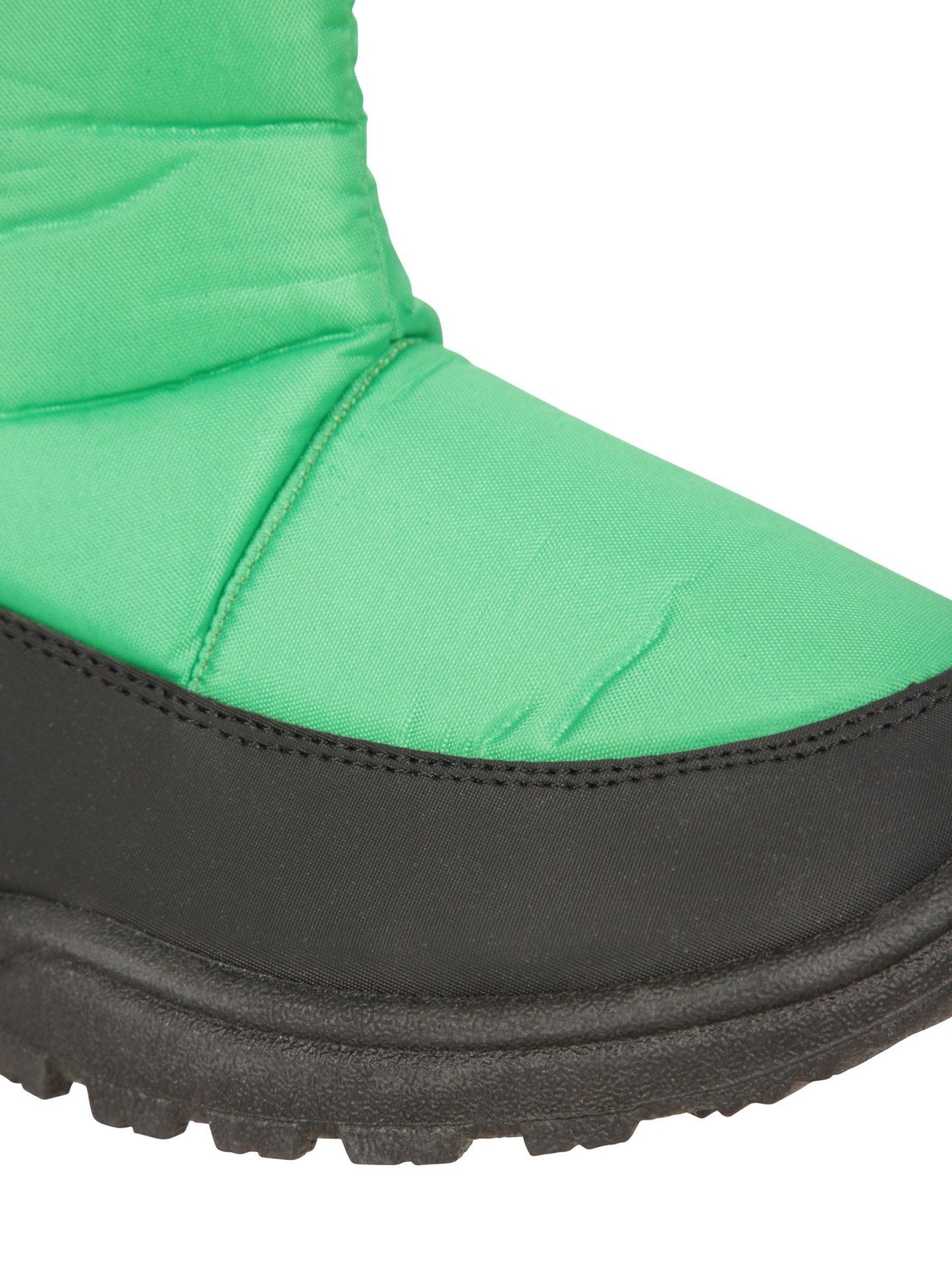 Mountain Warehouse Green Caribou Kids Single Stripe Sherpa Lined Adaptive Snow Boots image 8