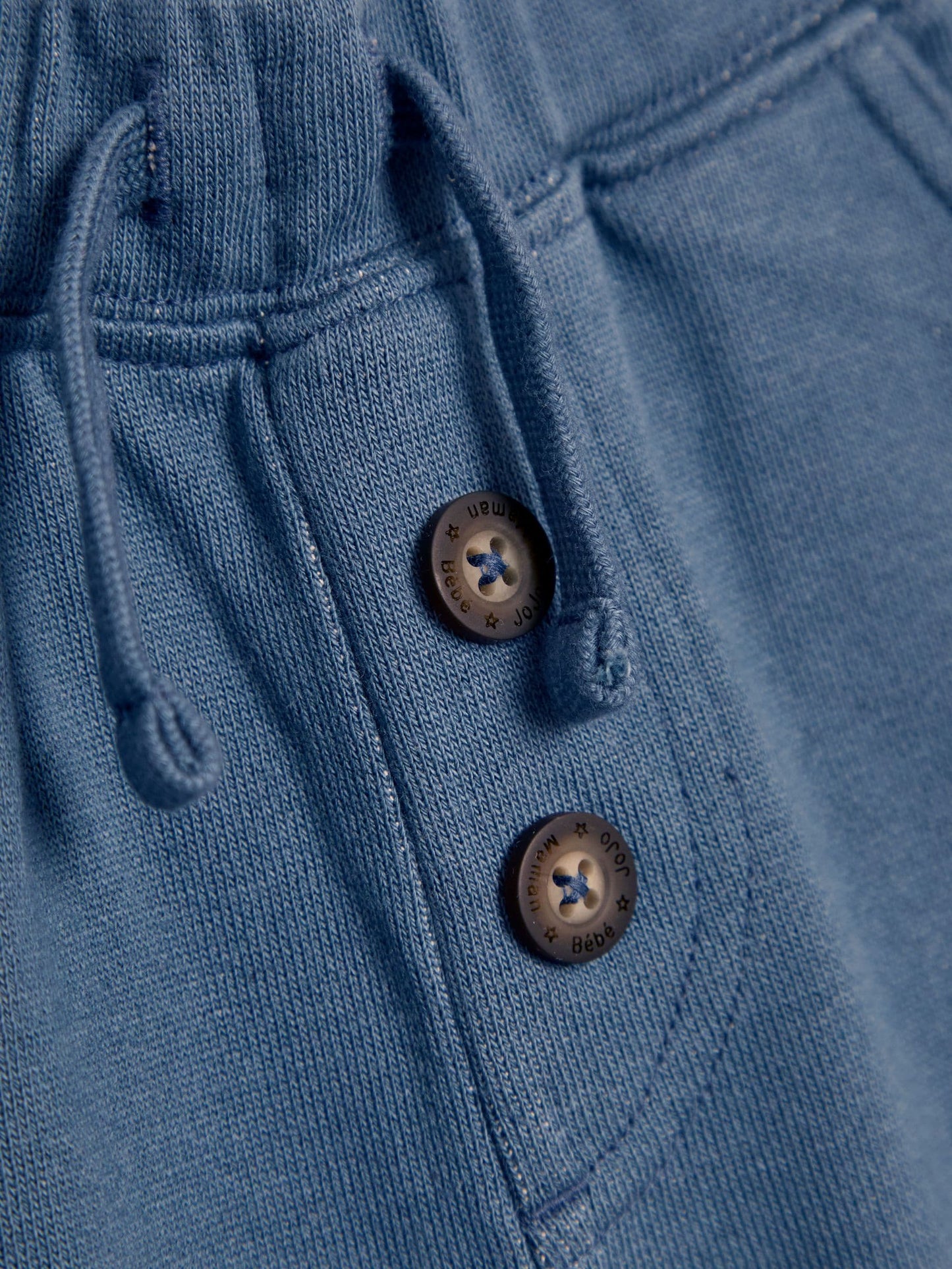 JoJo Maman Bébé Blue Relaxed Roll Up Trousers image 3