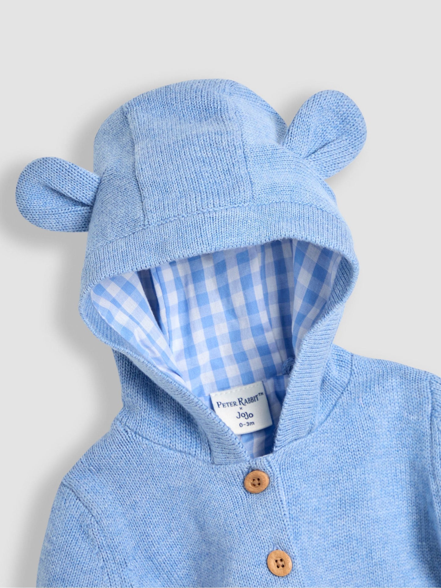 Dsiney Kidz - JoJo Maman Bébé Blue Peter Rabbit™ Embroidered Cardigan image 5