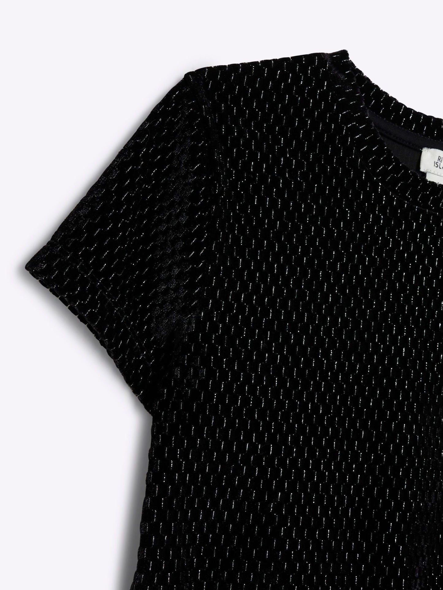 Dsiney Kidz - River Island Black Velvet Cotton Kickflare Set image 4