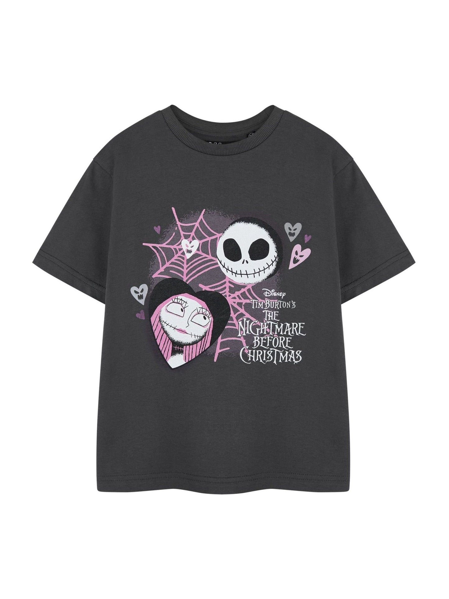 Dsiney Kidz - Vanilla Underground Grey Kids Unisex 100% Cotton Disney The Nightmare Before Christmas Licensed Halloween T-Shirt image 1