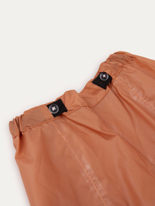 KIDLY Orange Packaway Lightweight Waterproof Trousers image 2