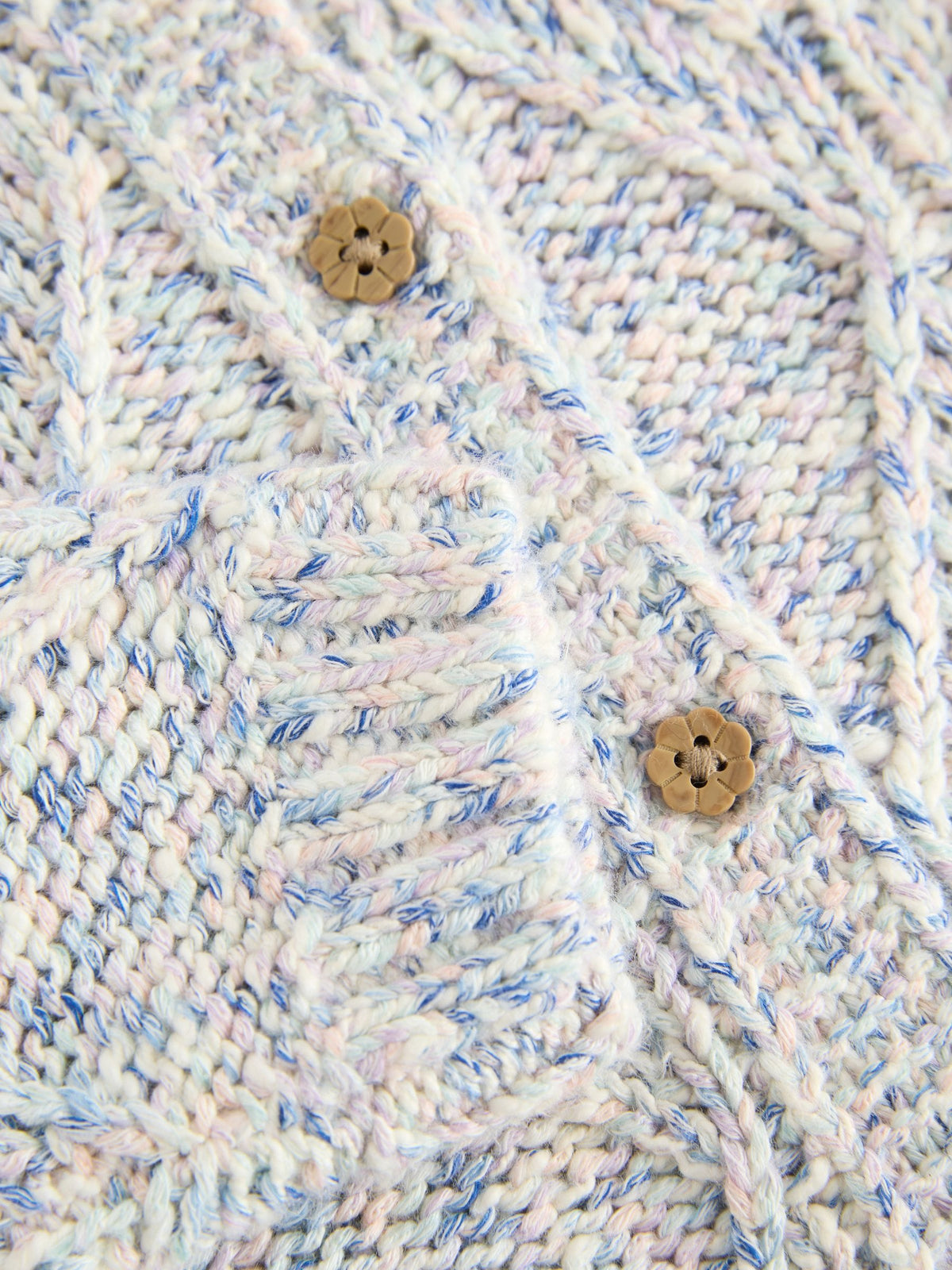 Blue Cable Knitted Cardigan (3mths-10yrs) - image 9