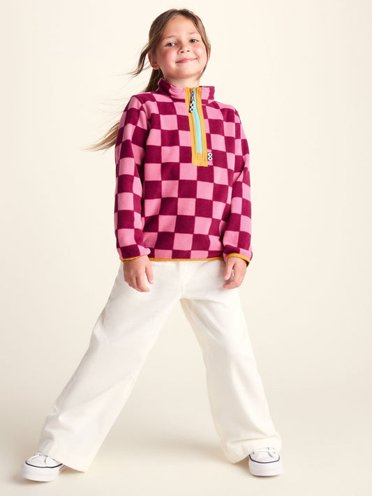 Dsiney Kidz - Tog 24 Pink Kids Brecknock Shaun The Sheep Print Zip Neck Fleece image 2