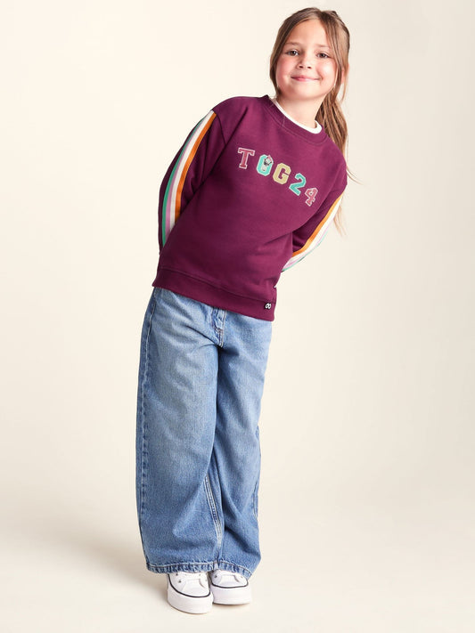 Dsiney Kidz - Tog 24 Red Lonk Shaun the Sheep Kids Supersoft Graphic Crew Neck Sweatshirt image 2
