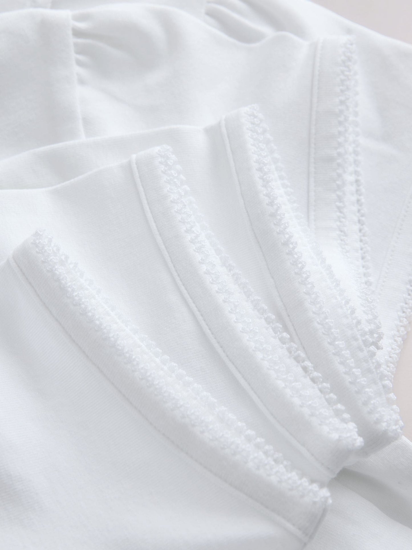 Dsiney Kidz - White Girls 5 Pack Cotton Stretch Frill Collar School Polo Tops (3-16yrs) image 6