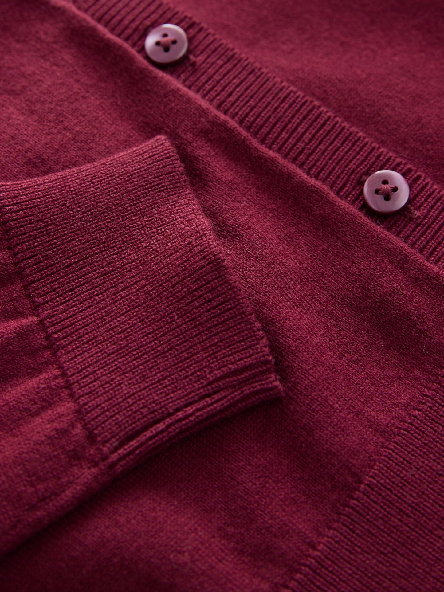 Dsiney Kidz - Burgundy Red Cotton Rich Frill Shoulder School Cardigan (3-16yrs) image 9