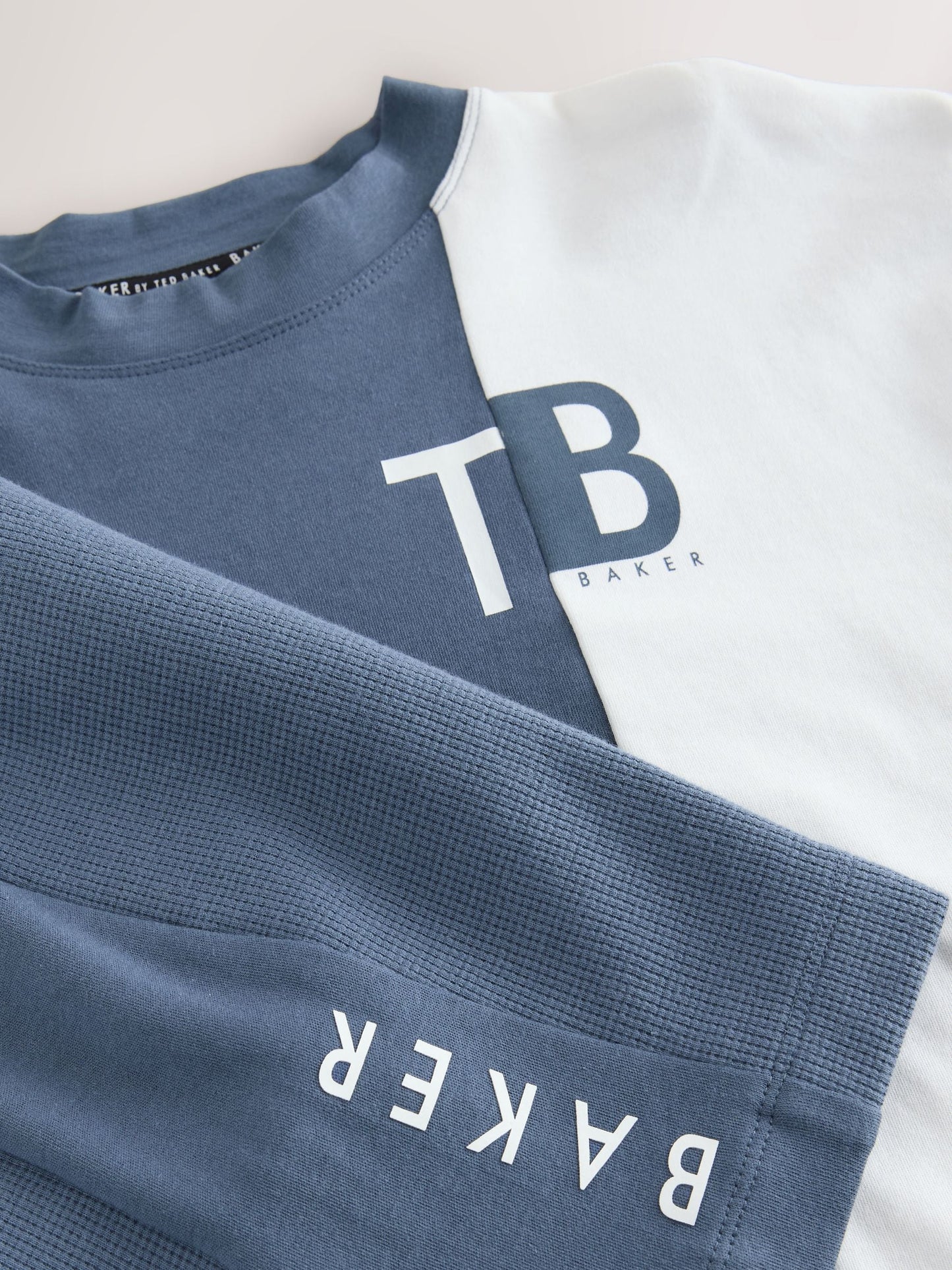 Baker by Ted Baker Colourblock Varsity T-Shirt and Shorts Set image 10