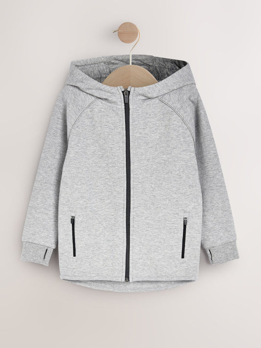 Grey Marl Tech Sportswear Hoodie and Joggers Set
