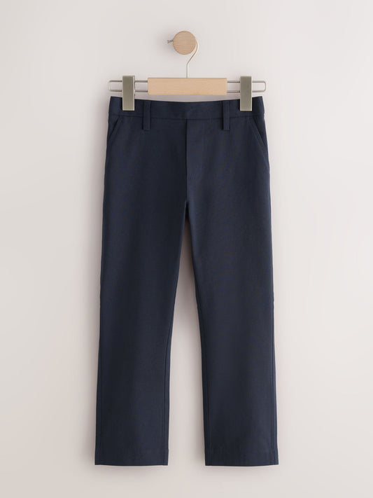 Disney Kidz - Navy Skinny School Formal Stretch Pull On Waist Trousers (3-17yrs) image 1