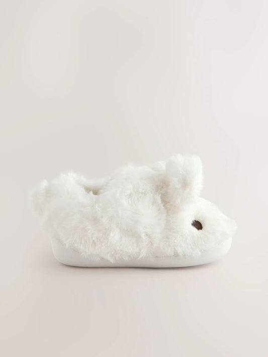 White Cupsole Slippers