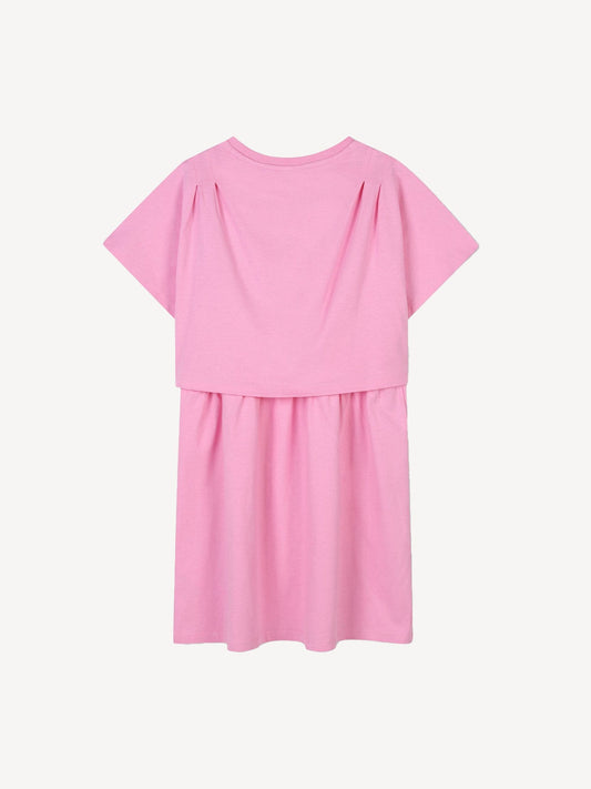 KENZO KIDS Pink Short Sleeve Fruit Logo T-Shirt Dress image 2