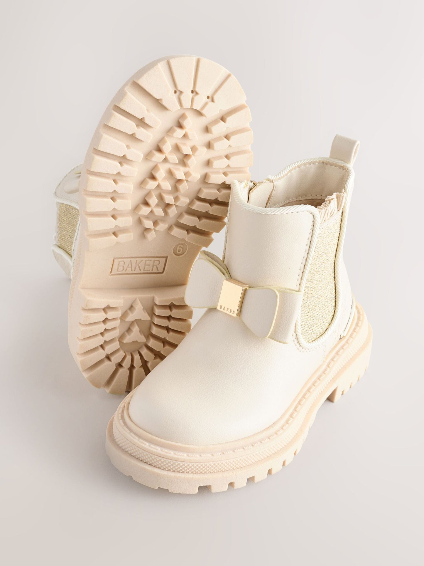 Baker by Ted Baker Girls Chelsea Boots With Bow image 7