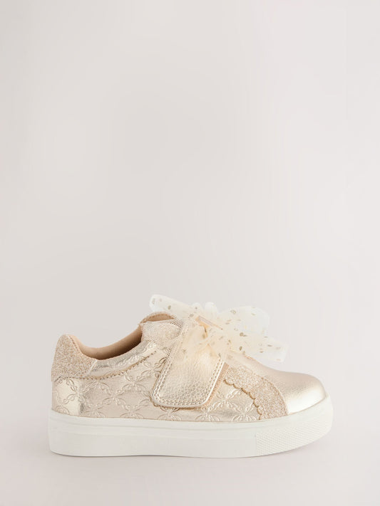 Baker by Ted Baker Girls Organza Corsage Trainers image 2