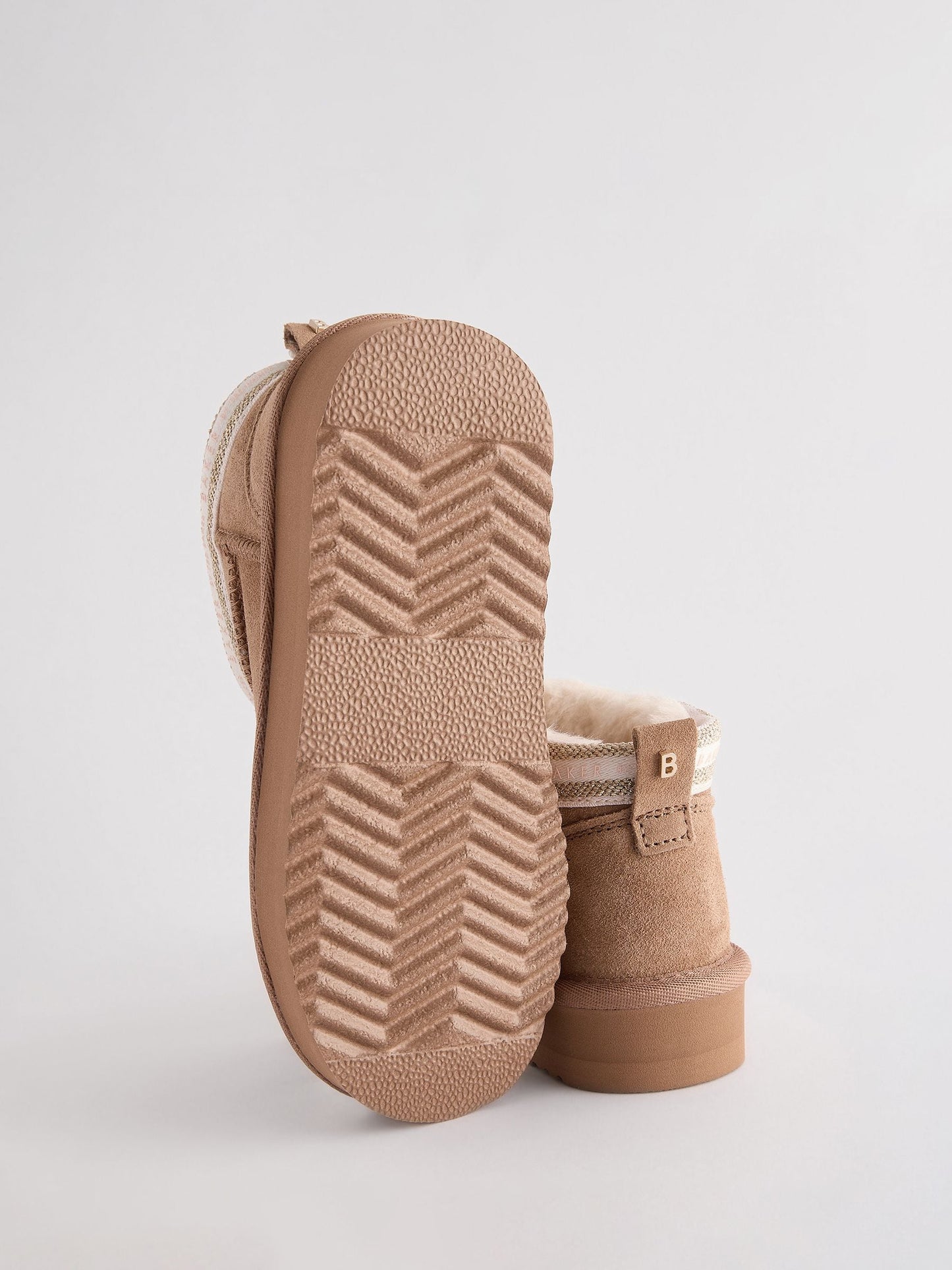 Baker by Ted Baker Girls Water Repellent Cosy Suede Boots image 6