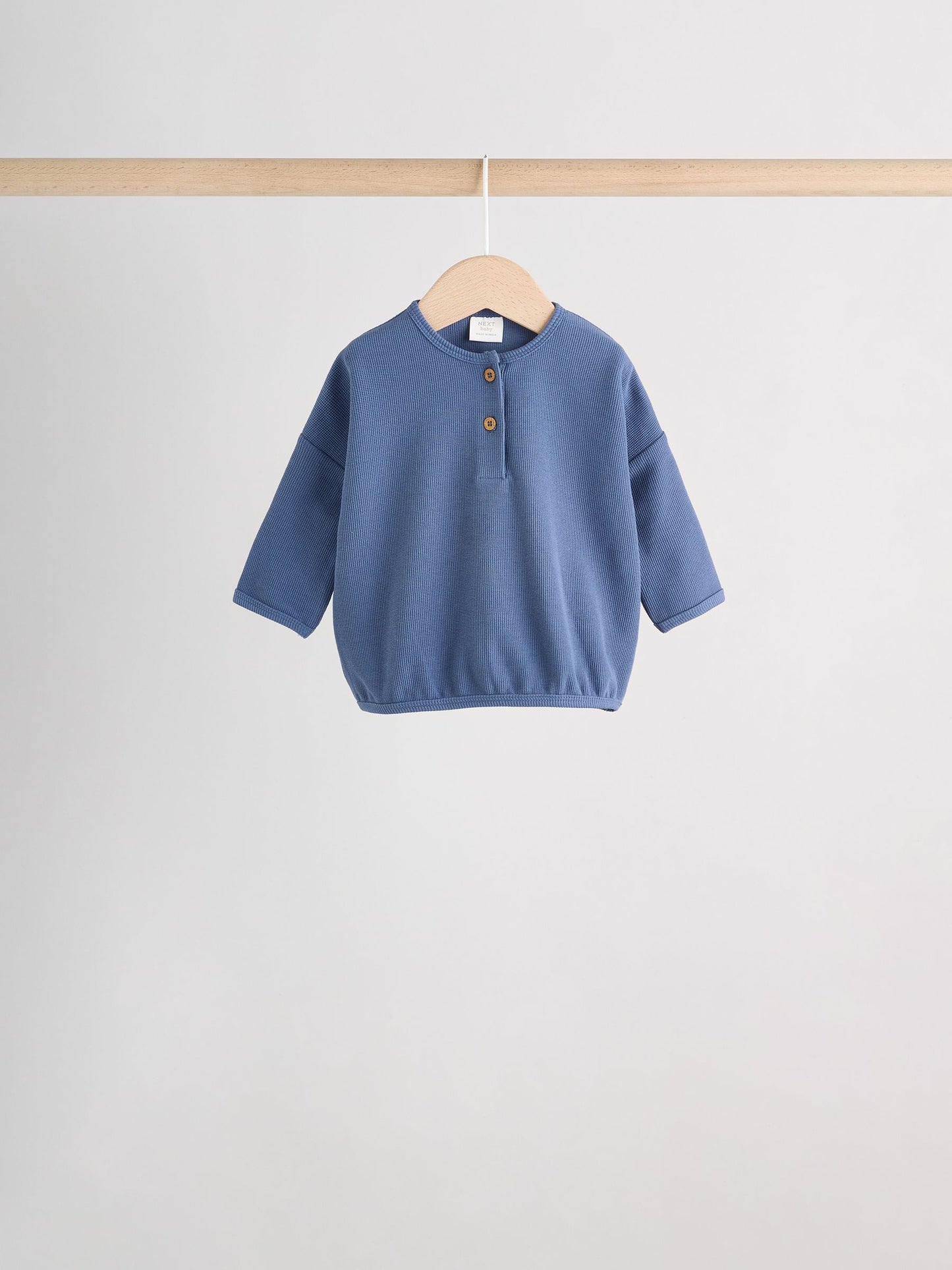 Dsiney Kidz - Blue Stripe Baby Long Sleeve T-Shirts 4 Pack (0mths-2yrs) image 7