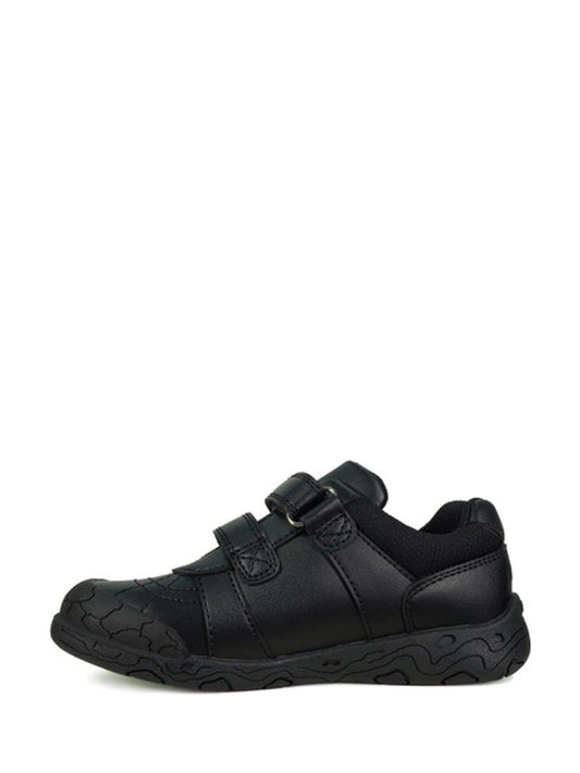 Toezone Black Rebel Dinosaur Print School Shoes image 2