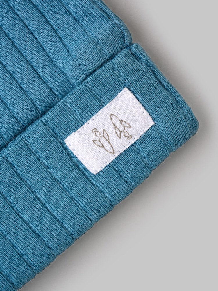 Angel & Rocket Blue Babygrow with Hat Set