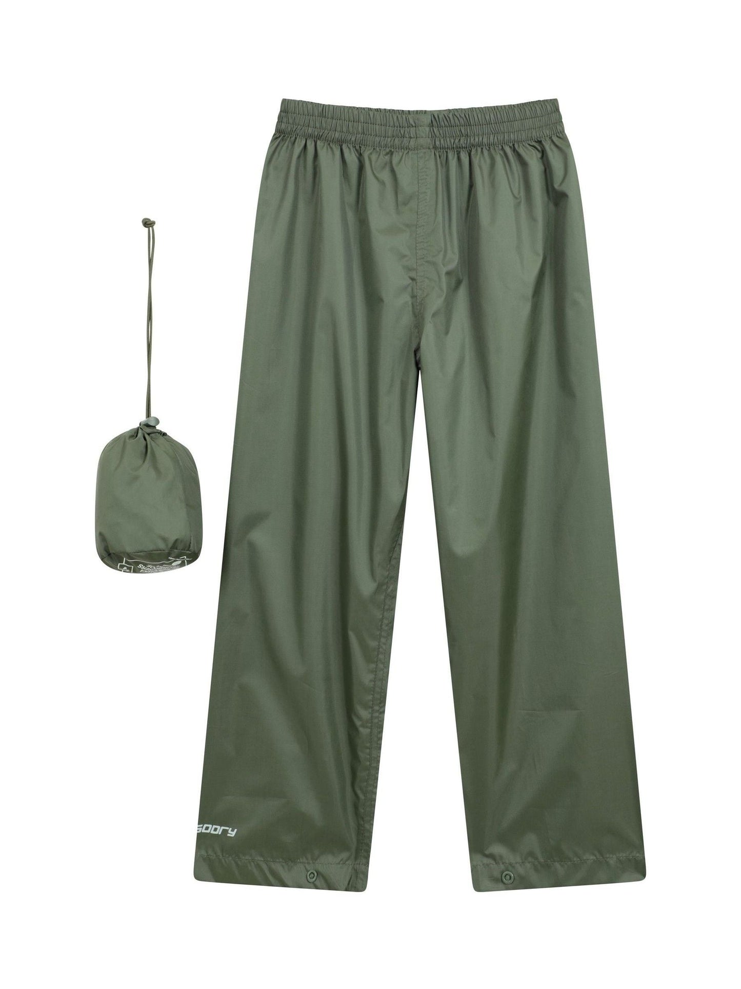Mountain Warehouse Green Pakka II Waterproof Overtrousers image 5
