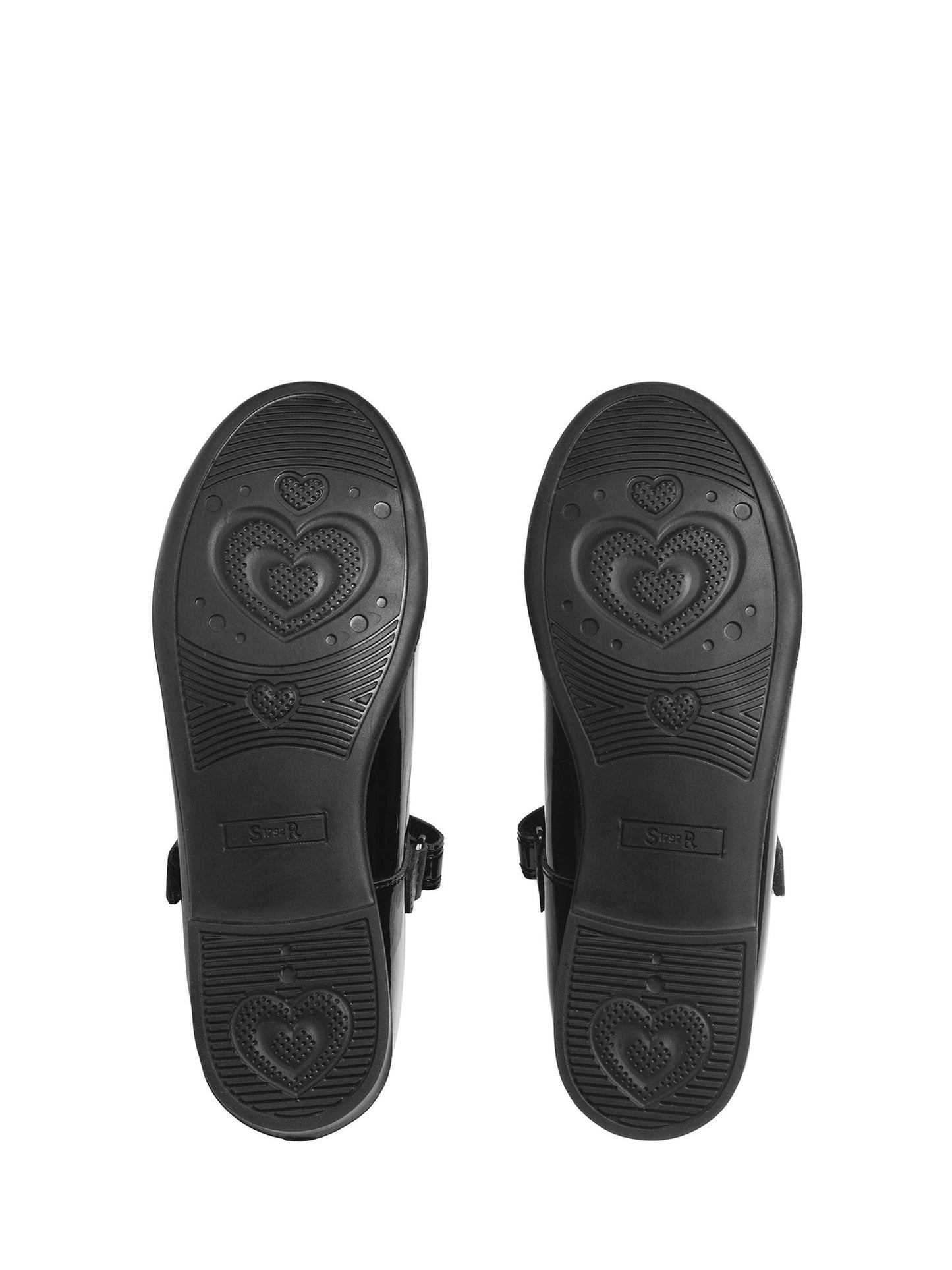 Start Rite Black Standard Fit Spellbound Patent Leather T-Bar Shoes image 6