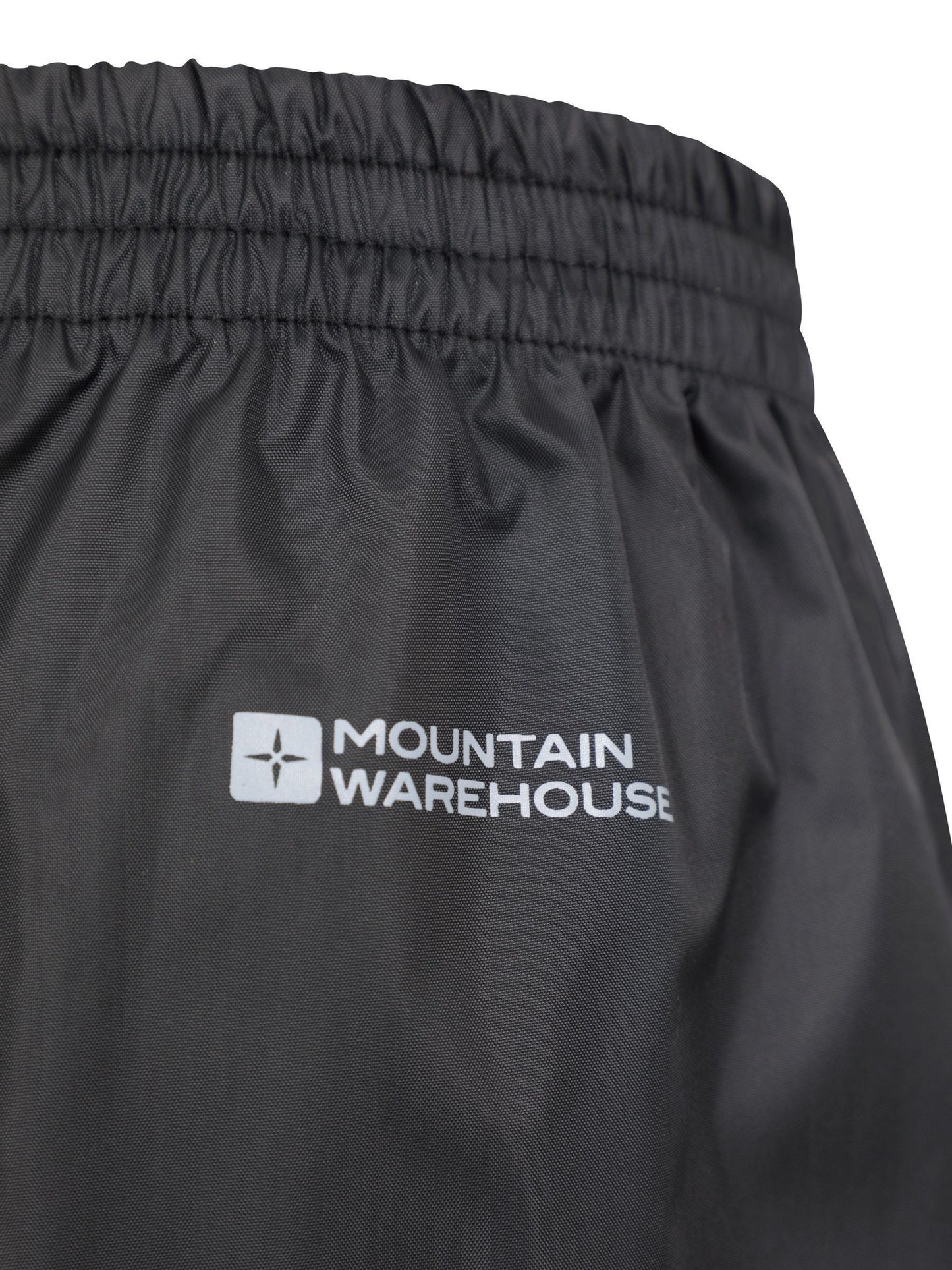 Mountain Warehouse Black Pakka II Waterproof Overtrousers image 5