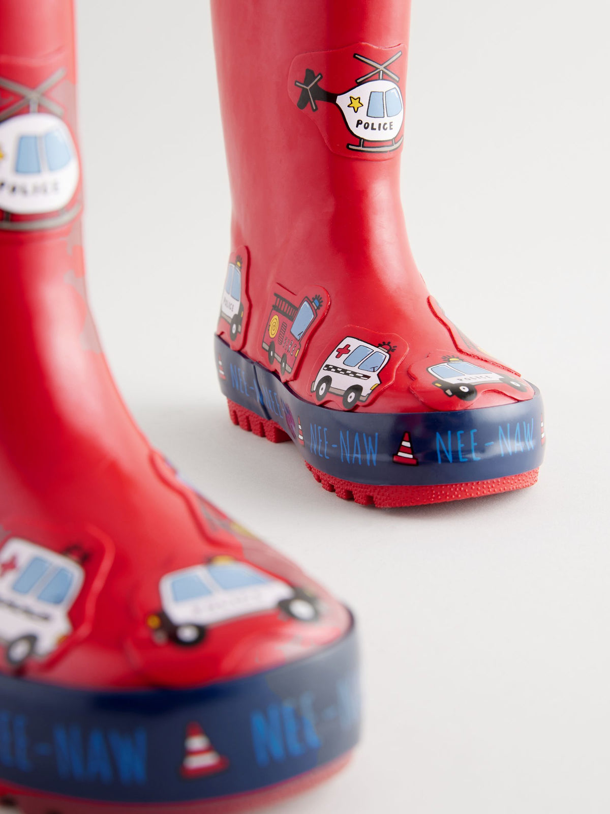 Dsiney Kidz - Red Transport Handle Pull On Wellies image 7