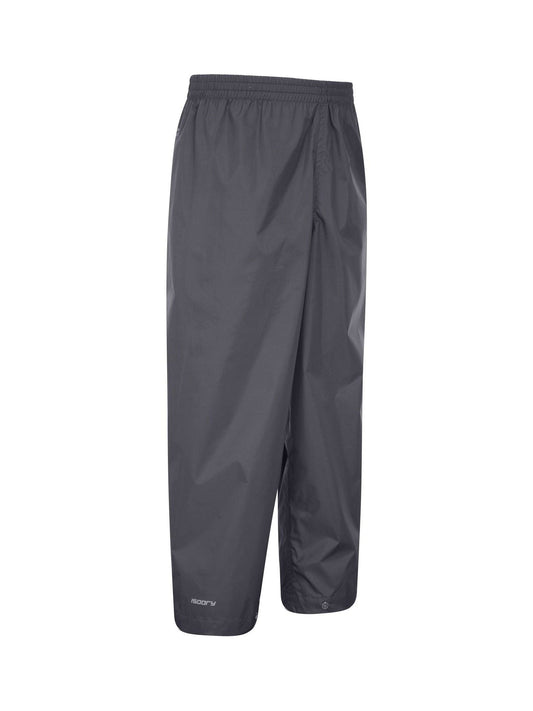 Mountain Warehouse Grey Pakka Kids Waterproof Over Trousers image 2