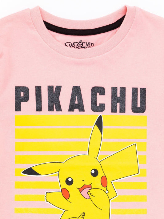 Dsiney Kidz - Vanilla Underground Pink Girls Pokemon 100% Cotton T-Shirt image 2