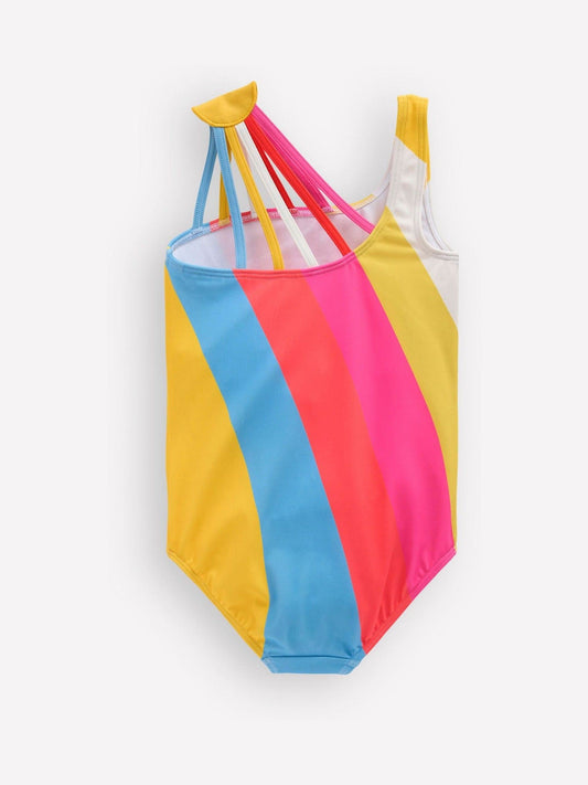 Boden Pink One Shoulder Ray Swimsuit image 2