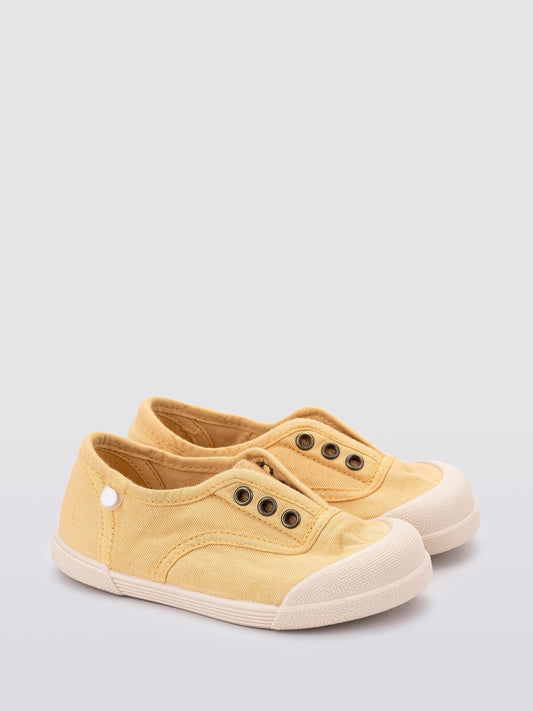 Igor Yellow Lona Canvas Plimsolls Shoes image 2