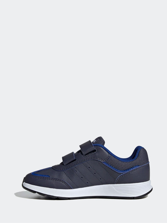 adidas Navy/White Tensaur Switch Hook and Loop Kids Trainers image 2